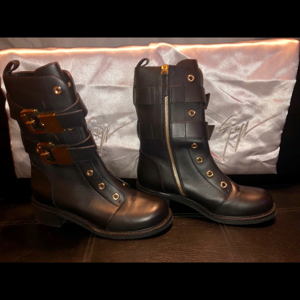 Giuseppe Zanotti Combat Boots